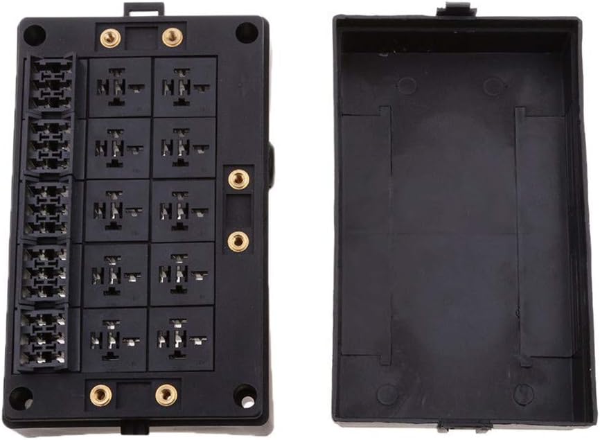 18-way Blade Fuse Holder + 10-way Relay Socket Box J17933