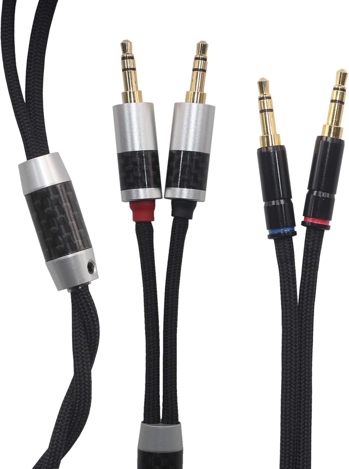 Audio Upgrade Cable Replacement for Headphone, Dual 3.5mm Male to Dual 3.5mm Connector, 4.9ft F126142