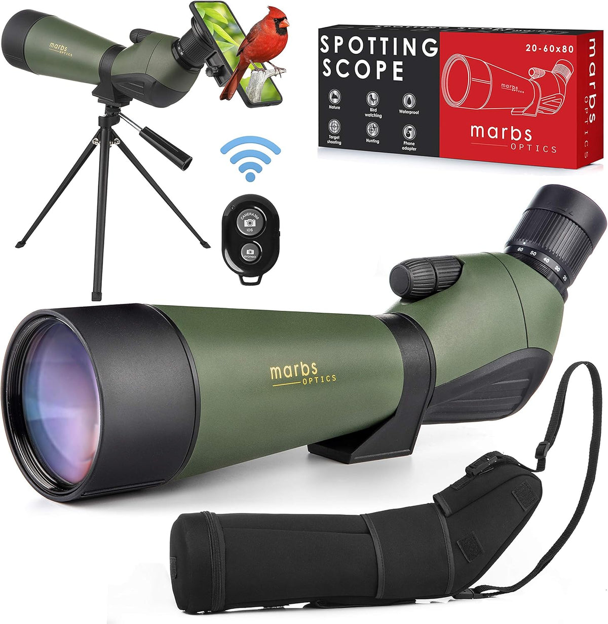 20-60x80 Spotting Scope with Tripod C983533