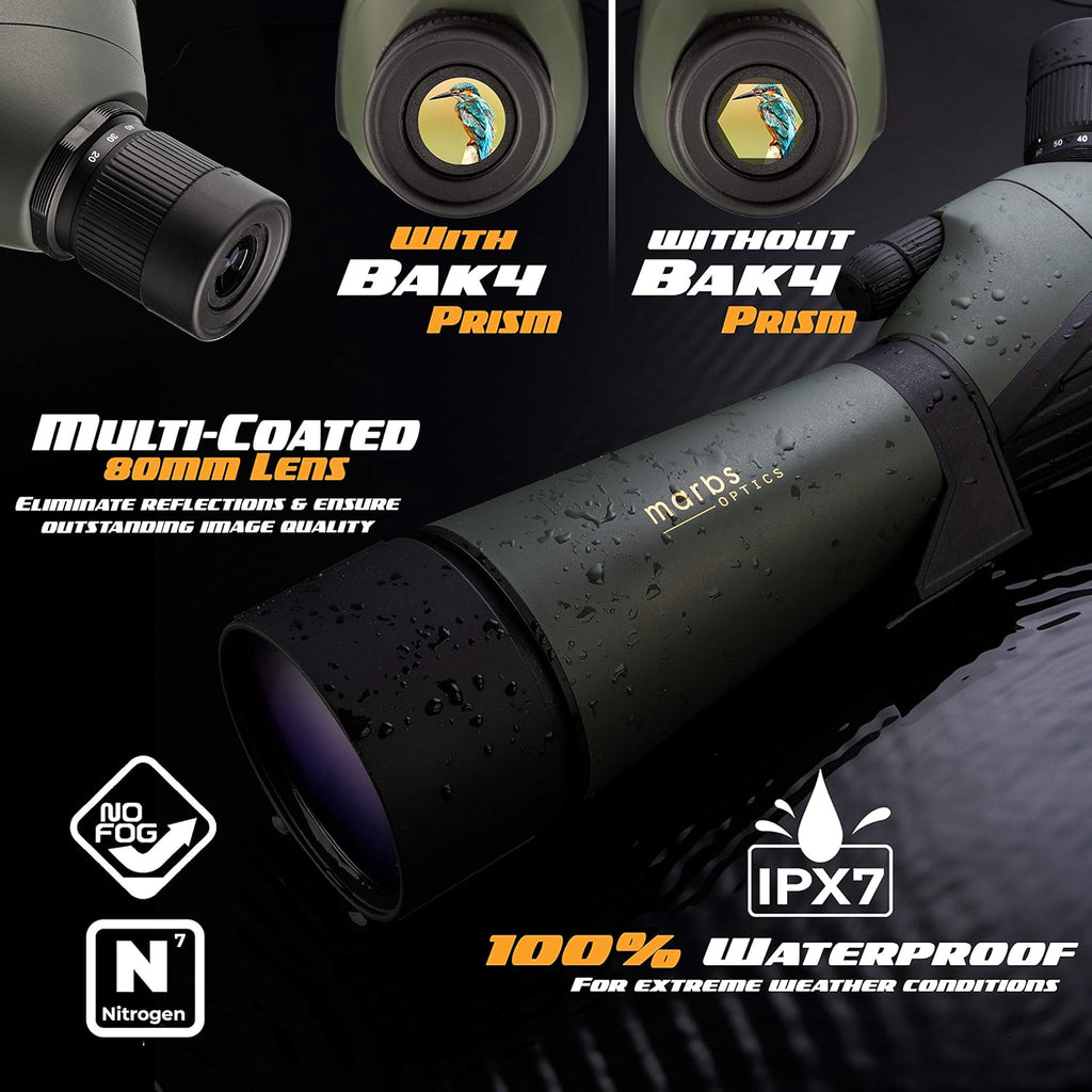 20-60x80 Spotting Scope with Tripod C983533