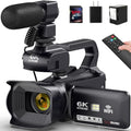 64MP 18X Digital Zoom IR Night Vision Camcorder with 4.0" Touch Screen WiFi and 64G SD Card V223666