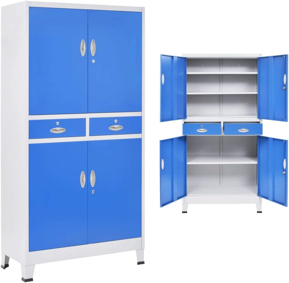 Metal Storage Cabinet with 4 Doors P85802