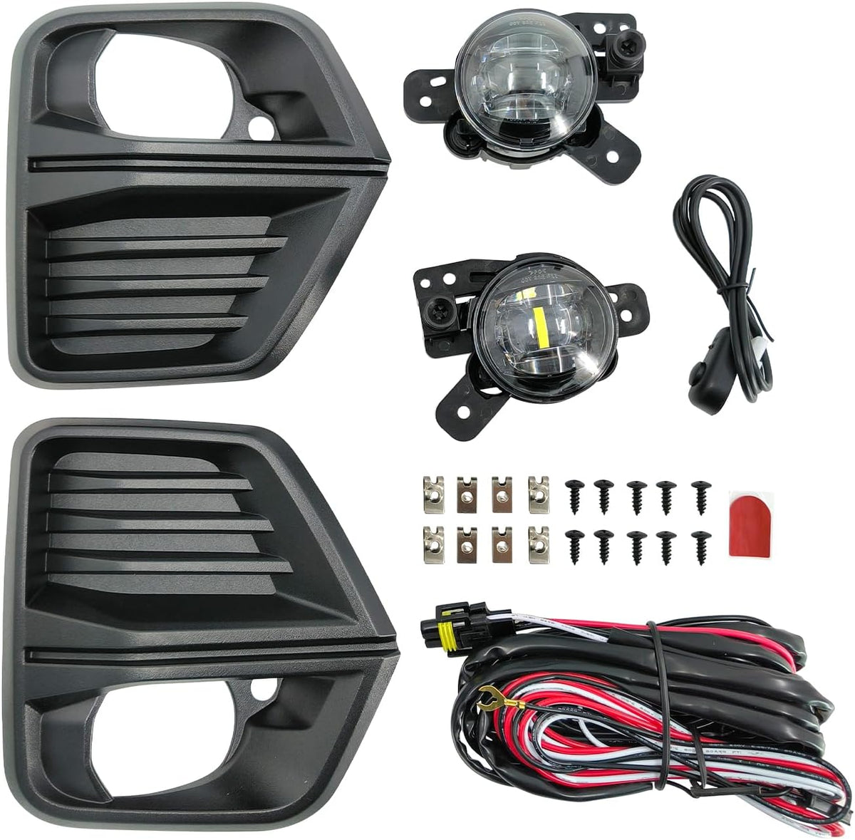 Front Fog Light Assembly with Bezel Cover and Harness for Chevy Colorado 2023 2024 T697756