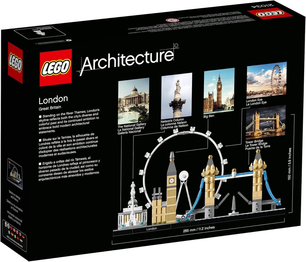 LEGO Architecture London Skyline Collection 21034 Building Set Model Kit (468 pieces) E41616