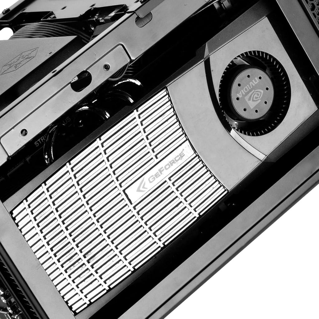 Black Ultra Compact Mini-ITX Computer Case with Mesh Front Panel E283300