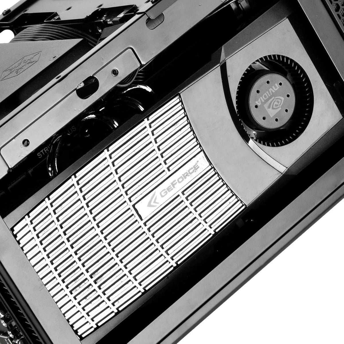 Black Ultra Compact Mini-ITX Computer Case with Mesh Front Panel E283300