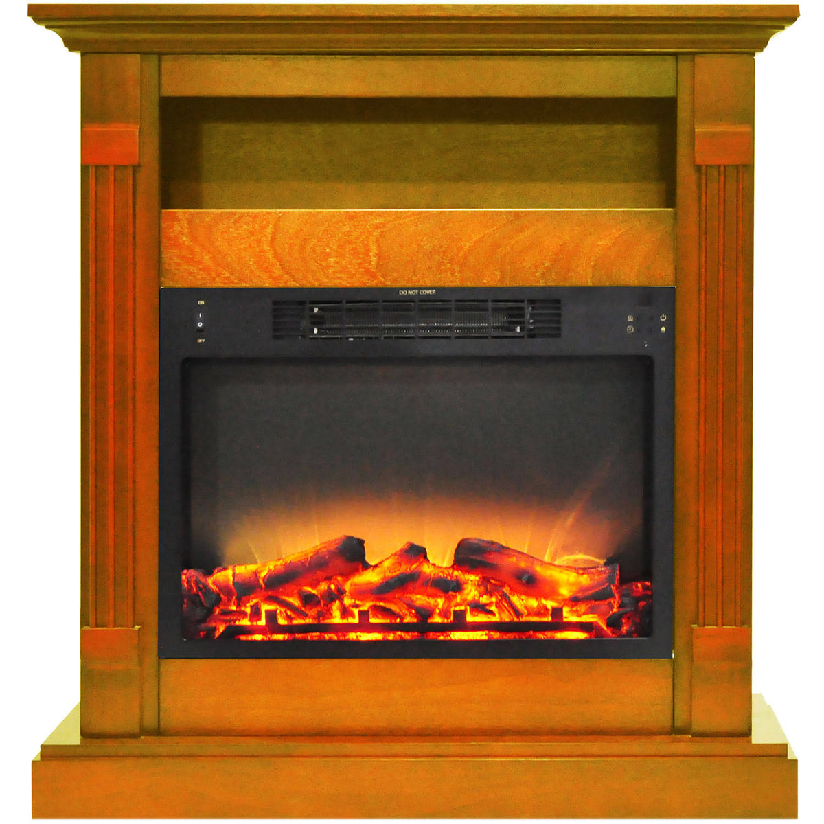 34 in. Electric Fireplace and Mantel A862594