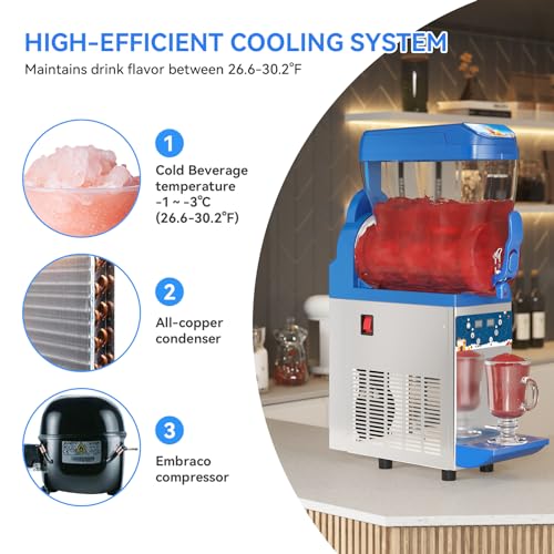 30L 304 Stainless Steel Commercial Slushy Machine J997
