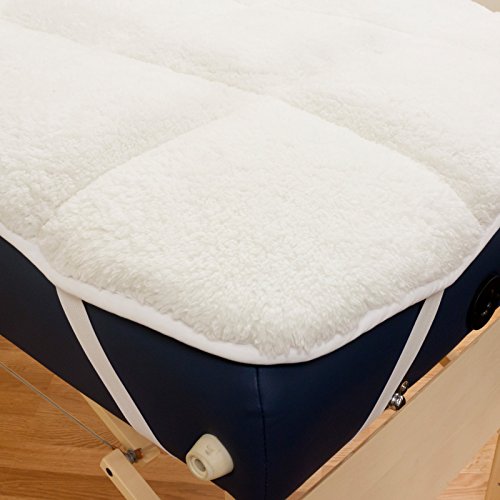Deluxe Quilted Fleece Massage Table Pad Set with Face Cradle Cover V181