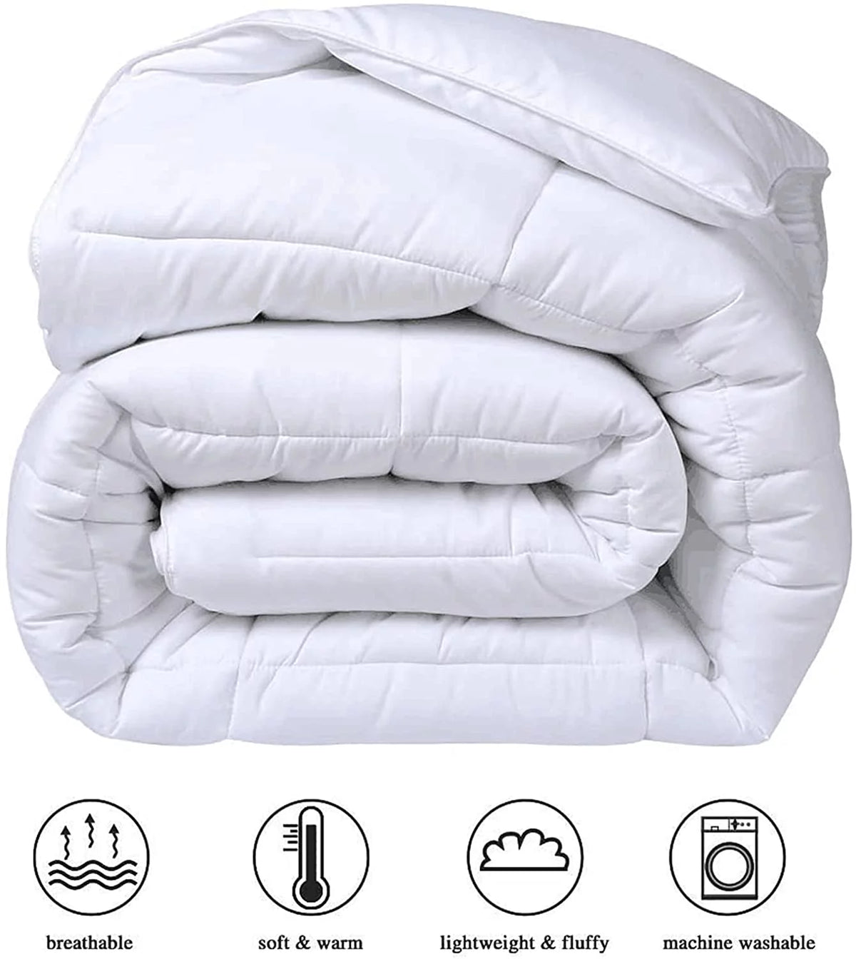Teal Microfiber Fill Comforter with Pillowcases M2019