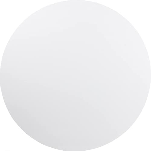 5 Pack 72" Round Heavy-Duty White Plastic Folding Table Y8504