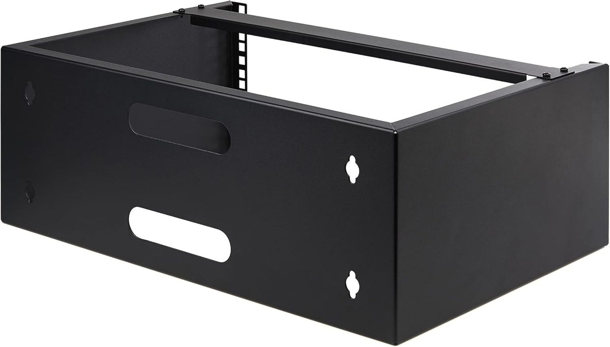4U Wall Mount Network Rack 14 Inch Deep 19" Patch Panel Bracket Black Q61413