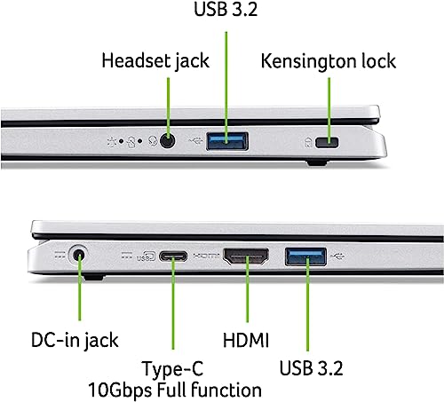 14.0" Full HD IPS Display AMD Ryzen 5 7520U Quad-Core Processor 8GB LPDDR5 512GB NVMe SSD Windows 11 Home Silver Laptop K48912
