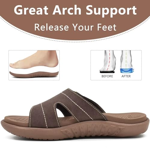 Lightweight Slip On Thick Cushion Sandals I667381