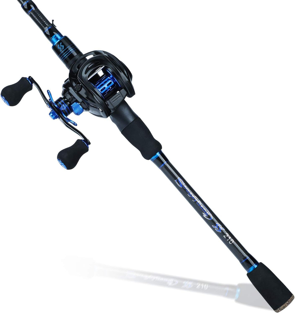 Baitcaster Combo Fishing Rod and Reel, Ultra Light, 5.9FT/6.9FT Pack of 2 J5902