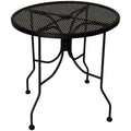 36x22 Round Top Outdoor Table with Umbrella Hole V8343