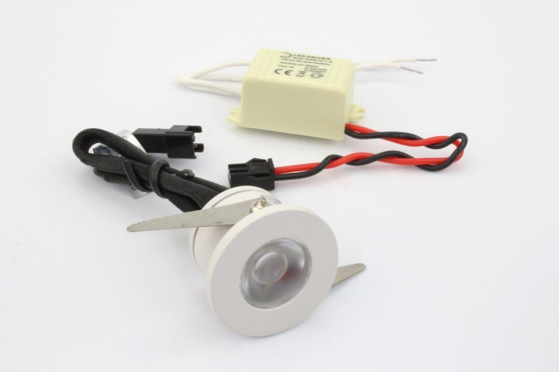 1.25 Diameter 1 Watt Cool White LED Down Light W445