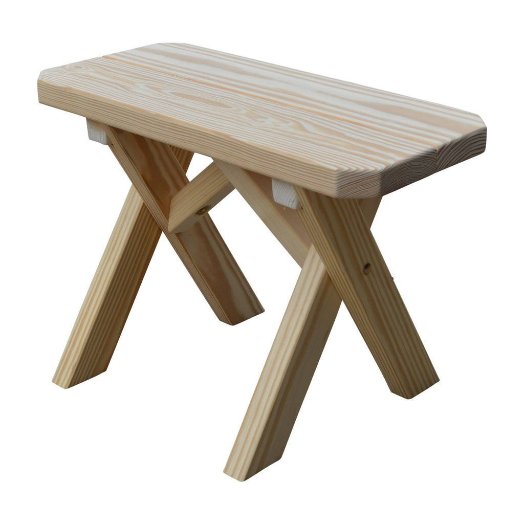 Caribbean Blue Crossleg Bench D506367