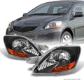 Black Headlights Pair for Toyota Yaris Sedan S89088