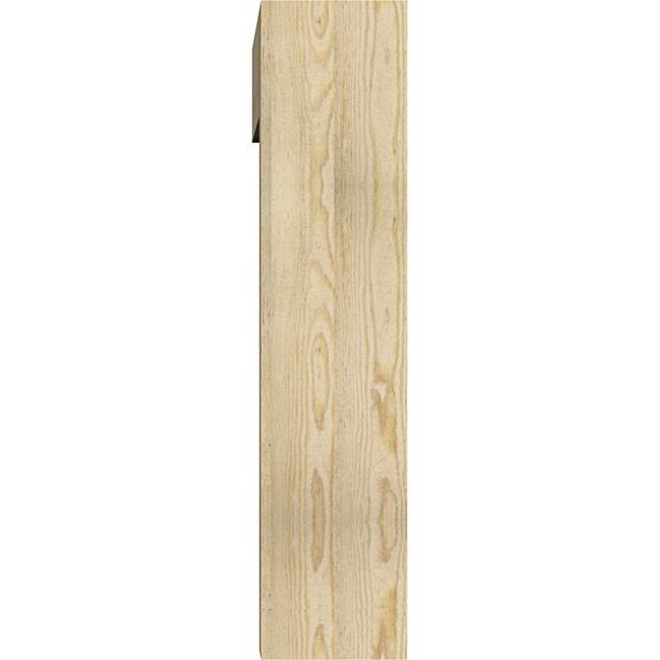 8x22W x 36x22D x 36x22H Douglas Fir Bracket with Offset Brace V123562