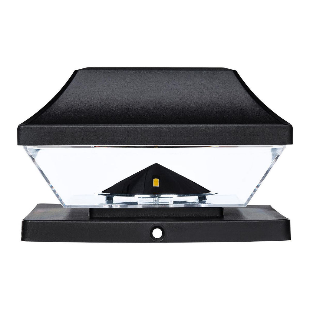 LED Solar Post Cap Lights, 2-Pack B667