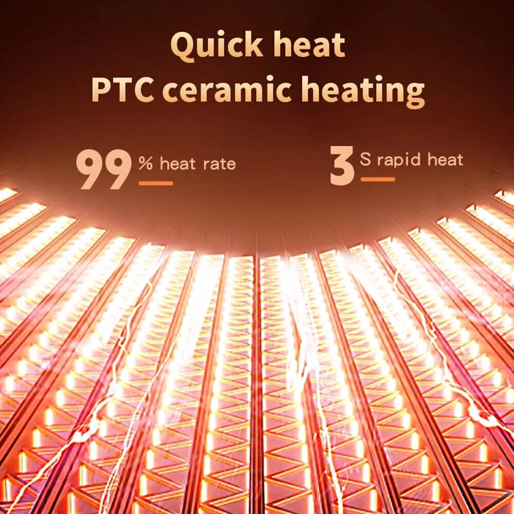 1000W Electric Fireplace Heater with 3D Flame A7723