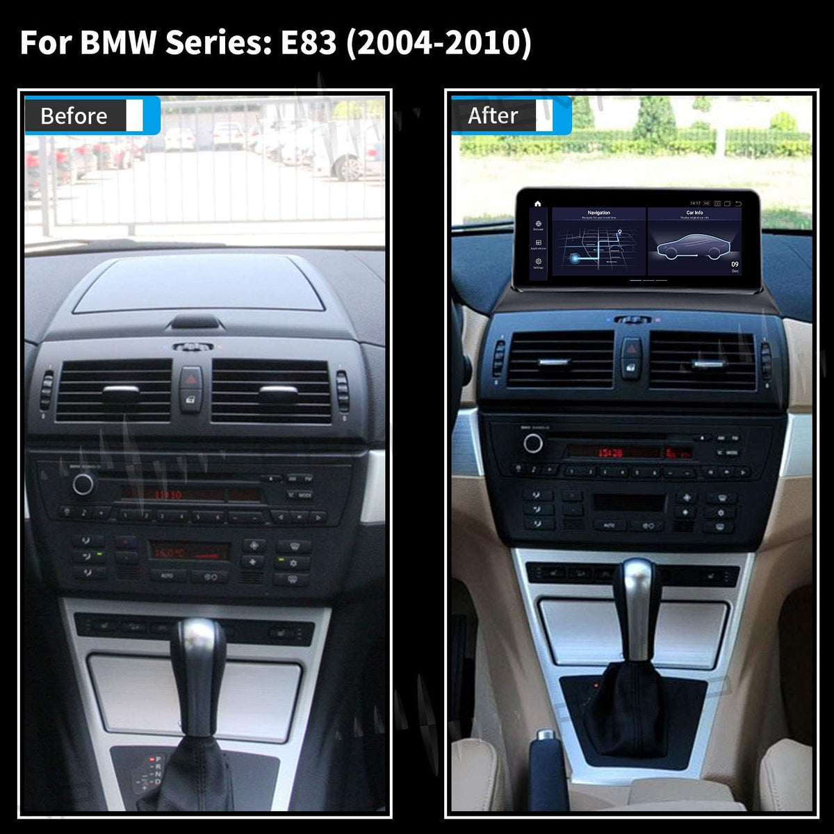 10.25 IPS Touch Screen CarPlay Android Auto for BMW X3 R2563