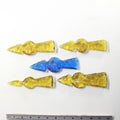 Glass Ornamental Tomahawk Heads Y282