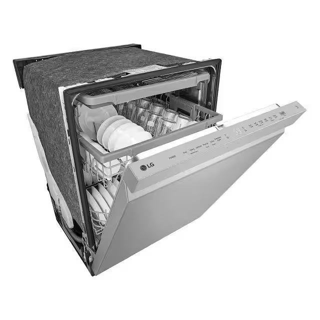 24 in. Top Control Standard Dishwasher with QuadWash in Stainless Steel V306974