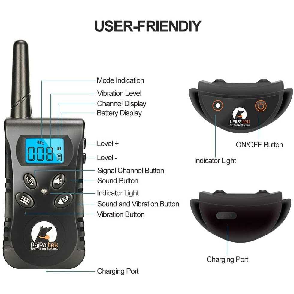 Dog Training Collar with Remote E6422