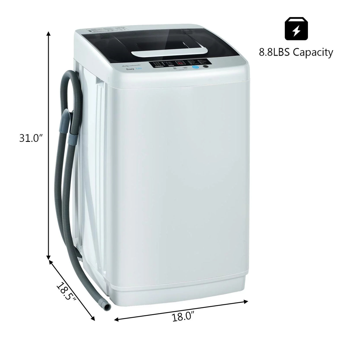 8.8lbs Portable Automatic Washing Machine U51310