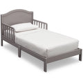 Grey Toddler Bed with Attached Bed Rails I6534