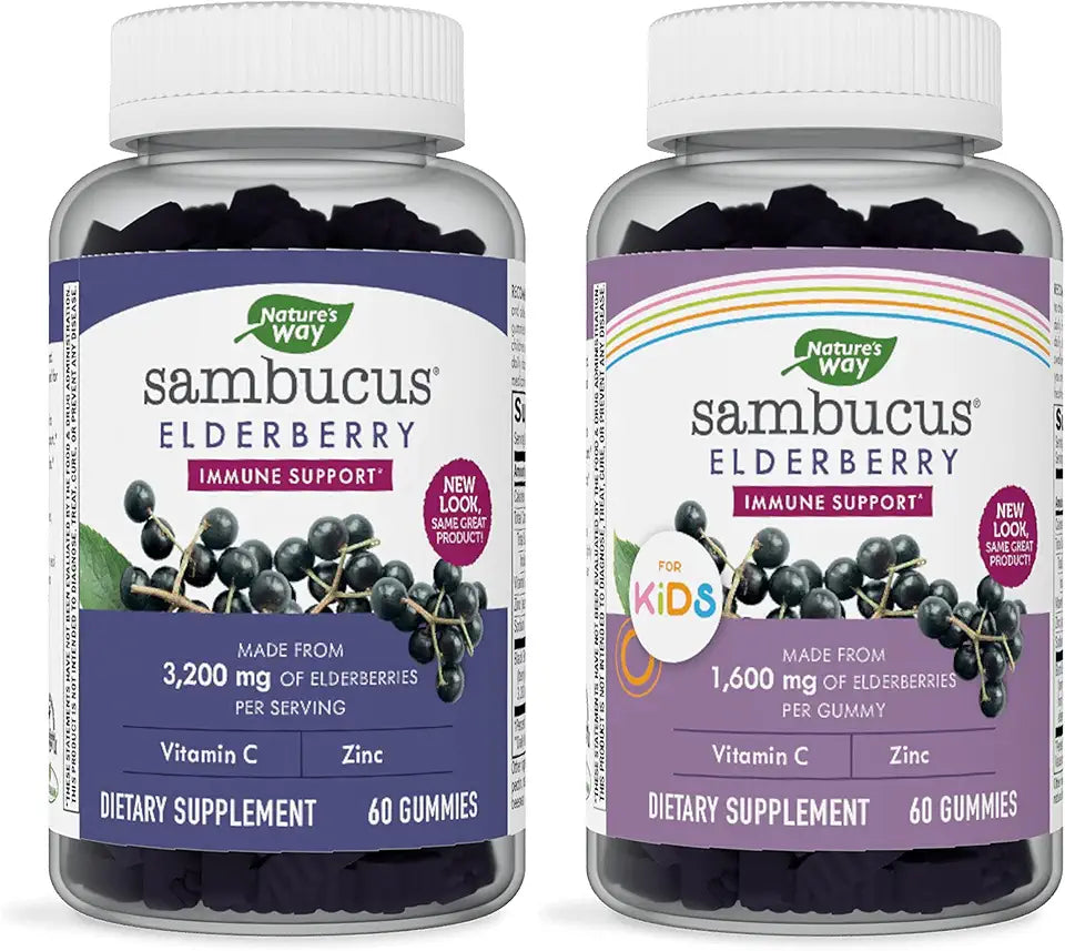 Elderberry Gummies Immune Support Berry Flavor 60 Gummies R3101