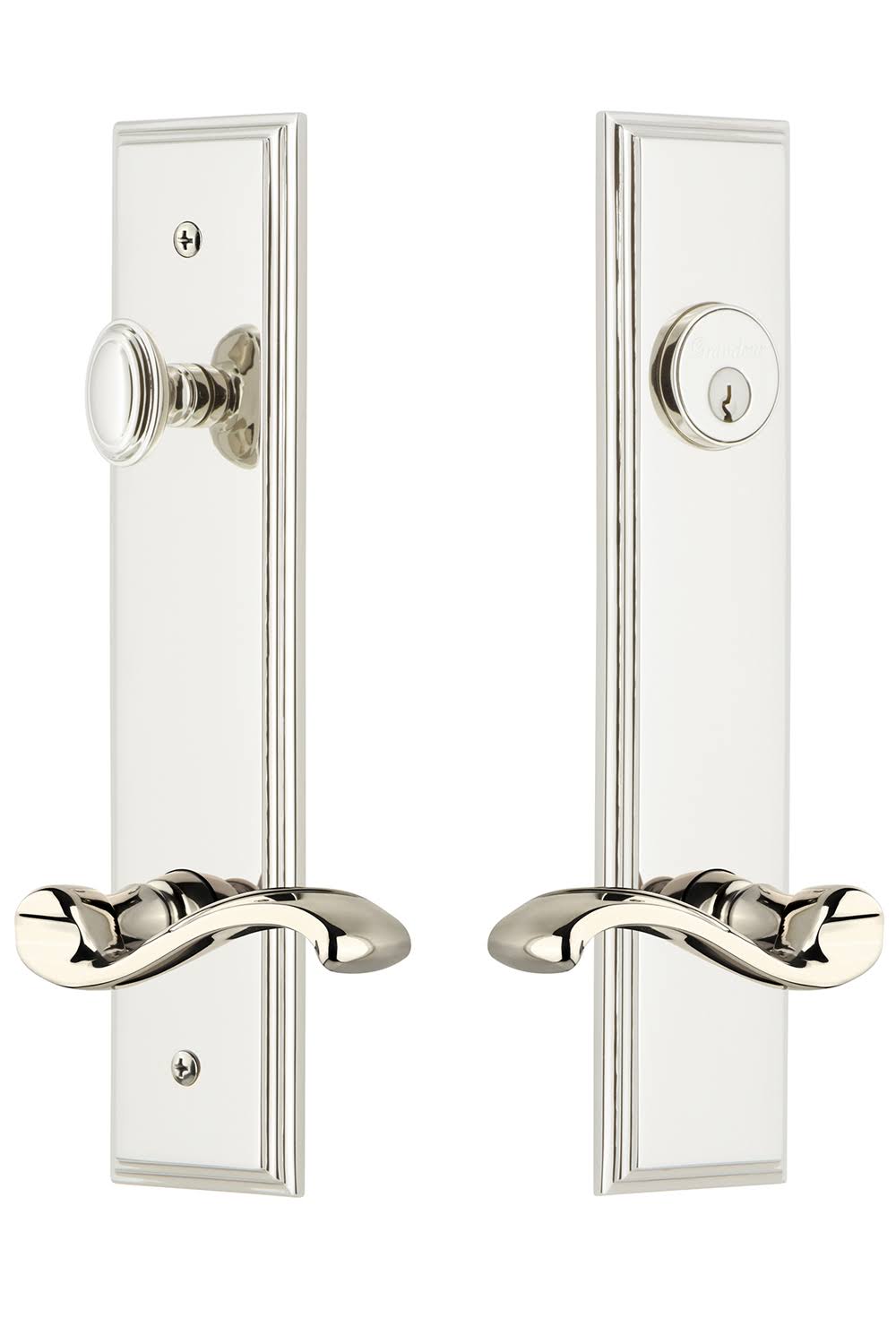 Polished Nickel Entry Lever Set O53260