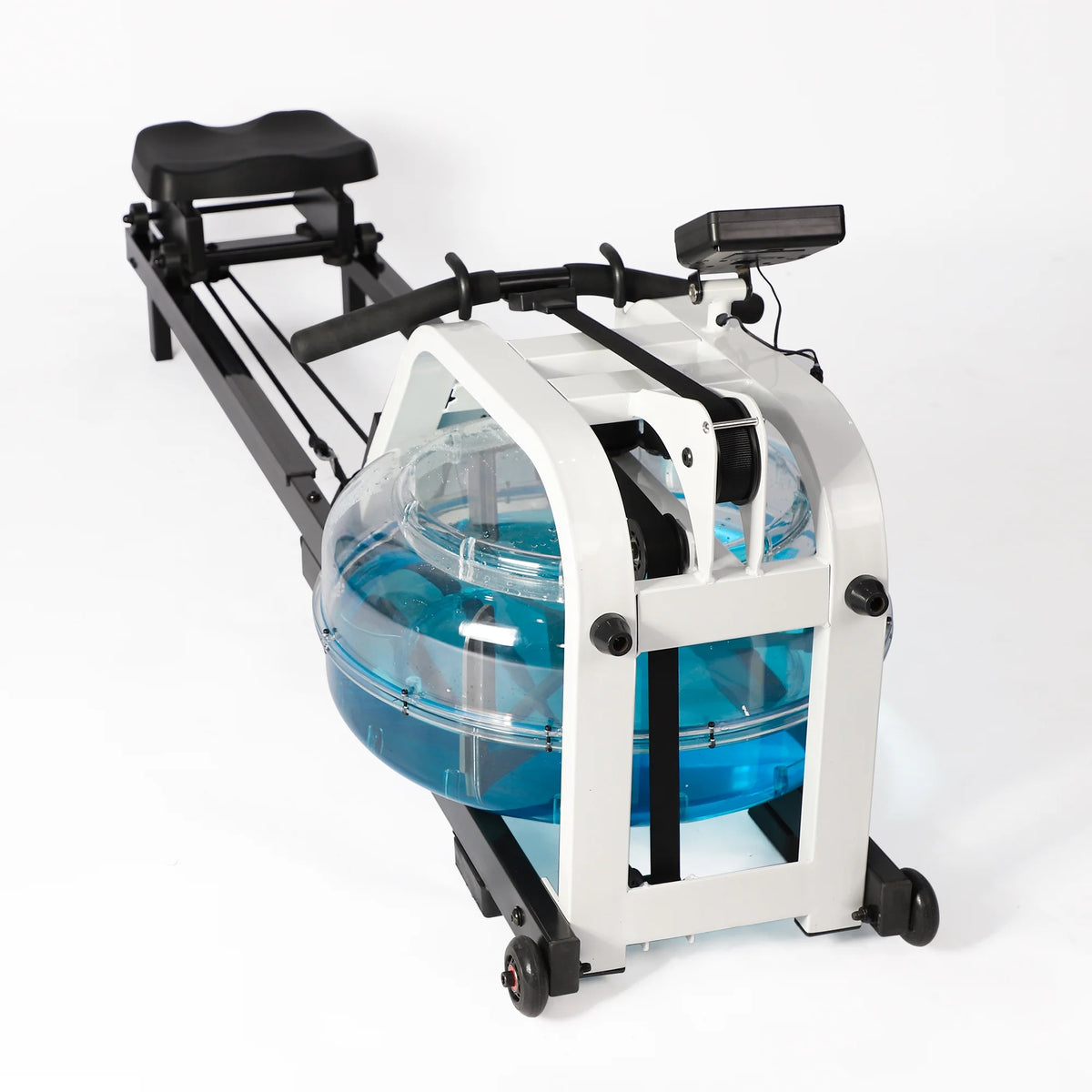 Rowing Machine with LCD Monitor, 330 lbs Weight Capacity, Adjustable T246