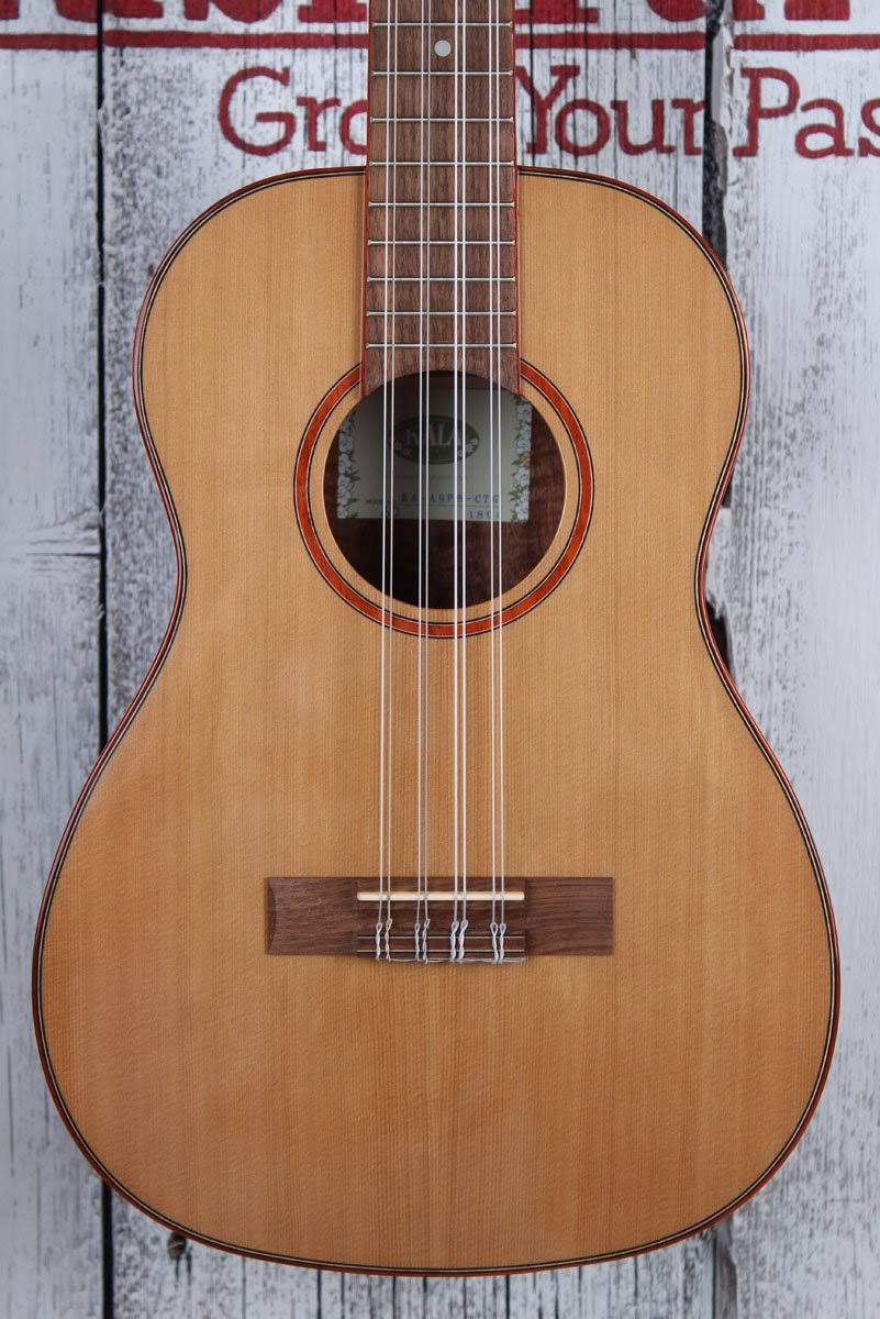 Solid Cedar Acacia 8 String Baritone Ukulele D7779