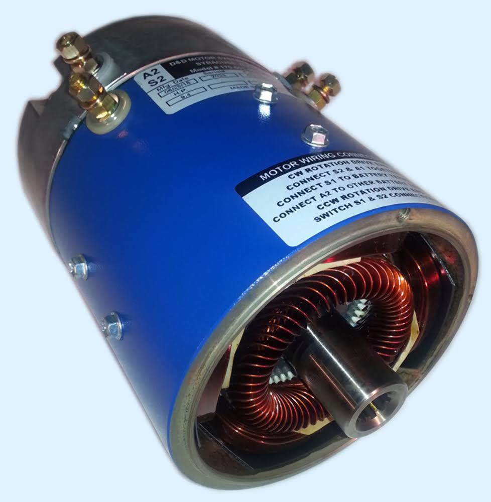22 MPH Golf Cart Motor N1618