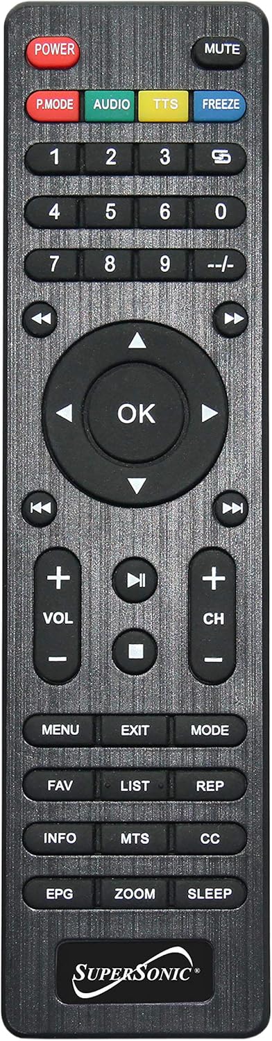 13 Portable Widescreen LED TV with USB/SD Inputs, HDMI, FM Radio, Rechargeable Battery F482