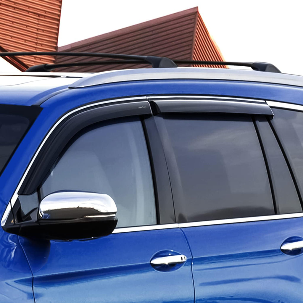 4 pcs Tape-on Rain Guards Window Deflectors D776