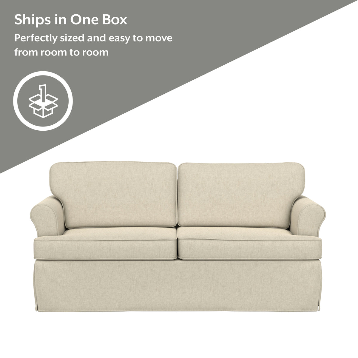 Beige Upholstered Sofa X132