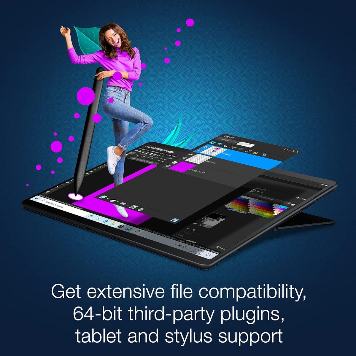 Photo Editing & Graphic Design Software with Creative Bundle T385644
