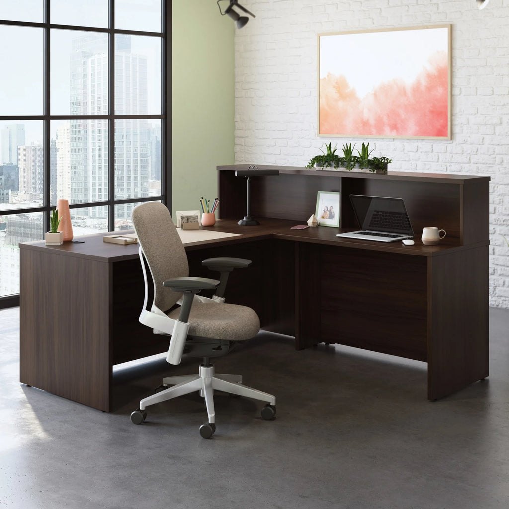 Engineered Wood Reception Station Hutch L81062