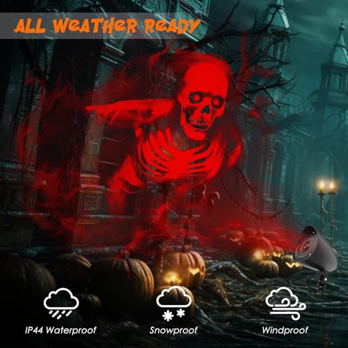 3D Dynamic LED Halloween Projector V134
