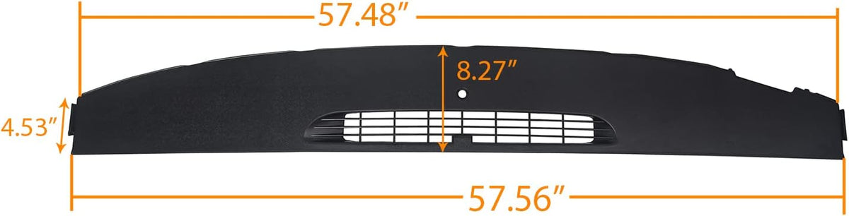 Molded Front Dash Defrost Vent Grille Cover C82633