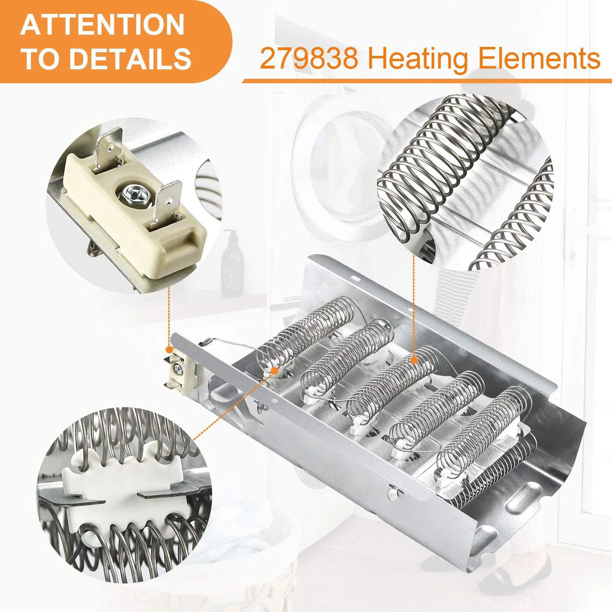 Dryer Heating Element Kit with Thermostat A46530