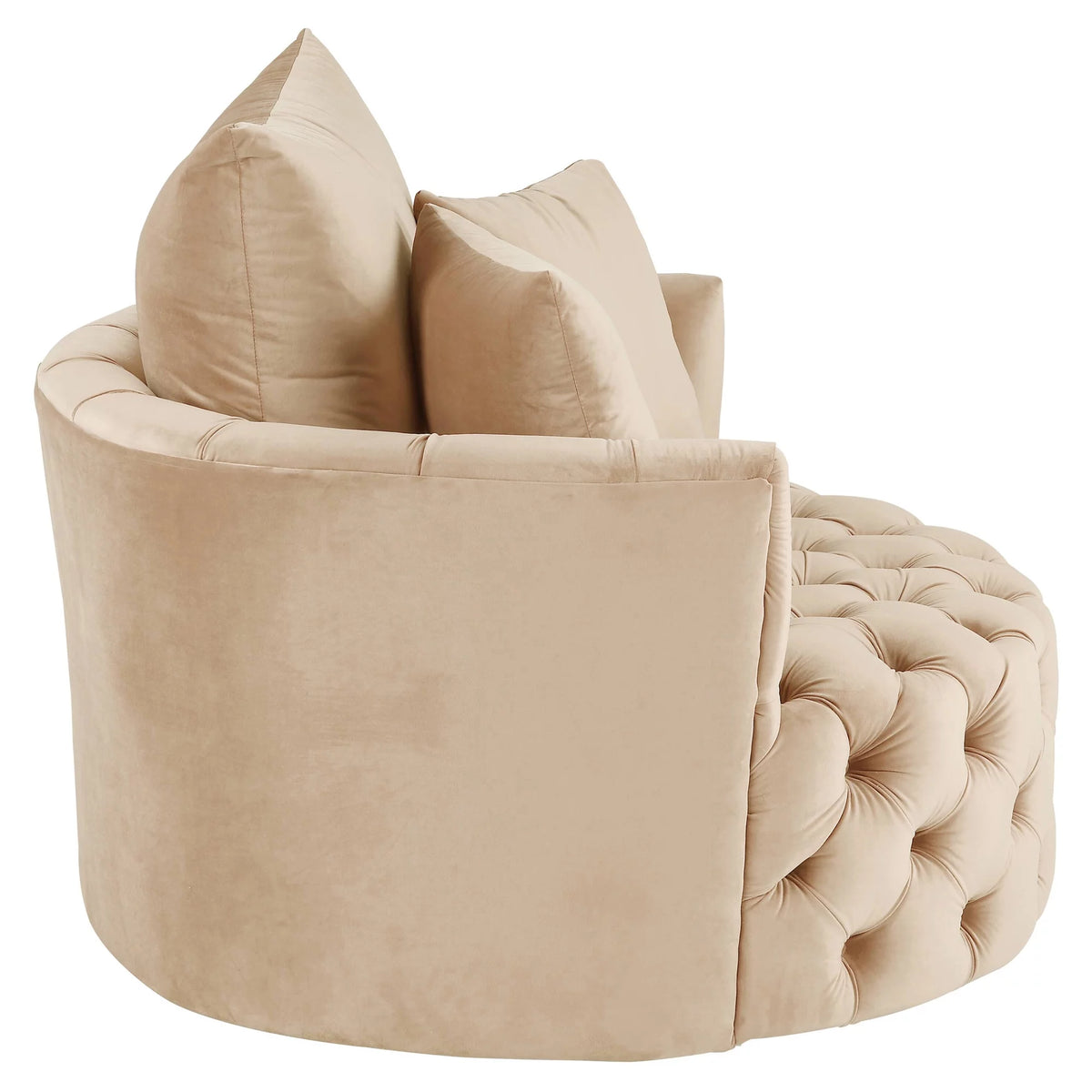 Beige Tufted Accent Chair R9822