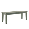 Antique Sage Dining Bench V5248