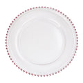 Clear Glass Dinner Plate D783