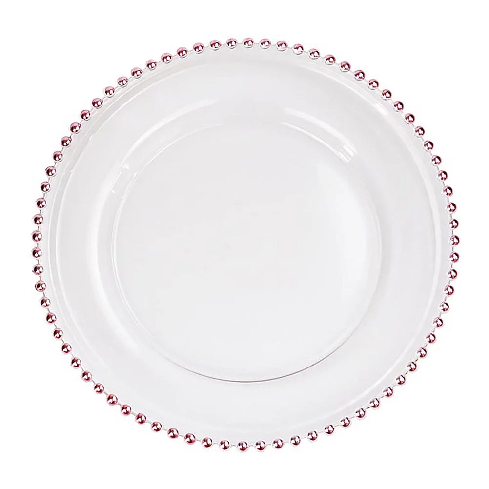 Clear Glass Dinner Plate D783
