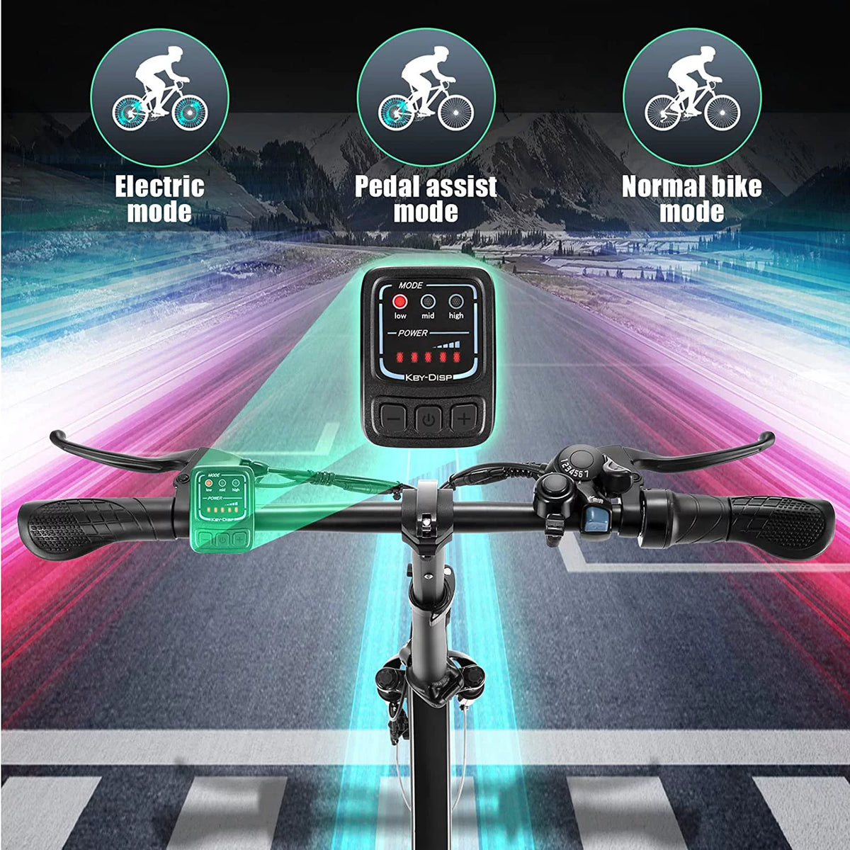 Folding Electric Bike 500W Full Suspension O285580